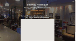 Desktop Screenshot of broadwayplazaliquor.com